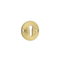Burlington 40mm Standard Keyway Escutcheon 40MM Satin Brass - By Frelan Hardware - BUR121SB