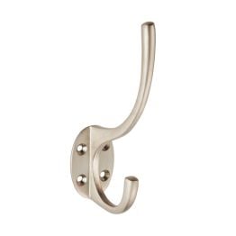 Hat And Coat Hook - Satin Nickel