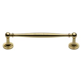 Heritage Brass Cabinet Pull Colonial Design 152mm CTC Polished Brass Finish