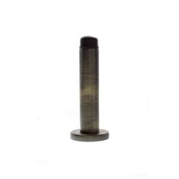 Atlantic Premium Wall Mounted Door Stop on Concealed Fix Rose - Matt Antique Brass