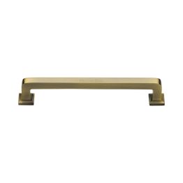 Heritage Brass Cabinet Pull Square Vintage Design 152mm CTC Antique Finish