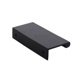 Heritage Brass EPTR Edge Pull Cabinet Handle 100mm Matt Black finish