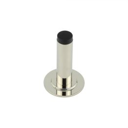 Burlington Plain Wall Mounted Door Stops Stepped Rose Polished Nickel - By Frelan Hardware - BUR-970PN-973PN