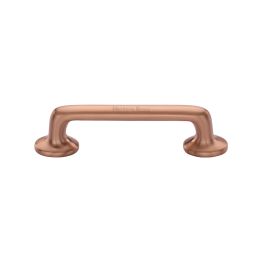 Heritage Brass Cabinet Pull Traditional Design 96mm CTC Satin Rose Gold Finish