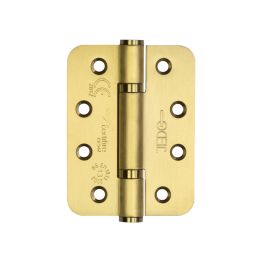 Certifire Stainless Steel Grade 13 Radiused Polymer Bearing Hinges 3 Knuckle (PCK 3) 102x76x3mm Sati - By Frelan Hardware - J9633SB