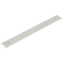 Hoxton Rushton Backplate for Cabinet Handles 268x30mm Satin Nickel - By Frelan Hardware - HOX6060SN