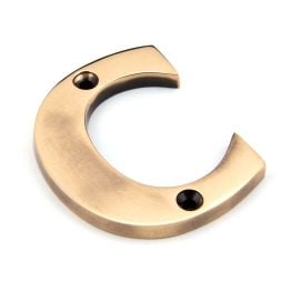 Polished Bronze Letter C