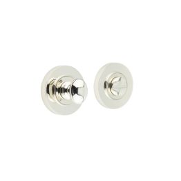 Burlington Turns & Releases Inner 1 Plain Rose Polished Nickel - By Frelan Hardware - BUR-80PN-50PN