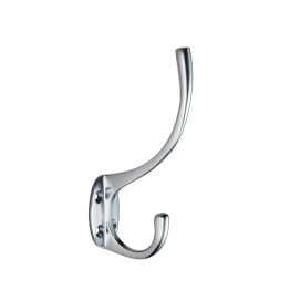 Hat And Coat Hook - Satin Chrome