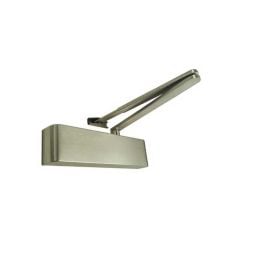Jedo Slimline Architectural Door Closer with Matching Arms Silver Enamelled - By Frelan Hardware - JD300SE
