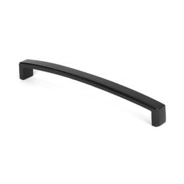Black 9" Ribbed Pull Handle