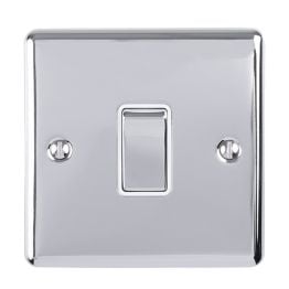 Eurolite Enhance Decorative 20Amp Switch Polished Chrome