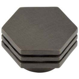 Nile Cupboard Knobs 40mm Dark Bronze - By Frelan Hardware - HOX340DB