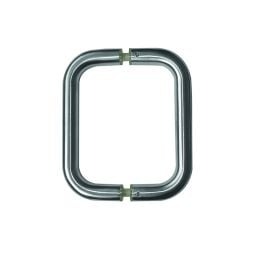 Stainless Steel 19mm D Shape Pull Handles B2B Fixing 300x19mm Satin Stainless Steel - By Frelan Hardware - JSS120C