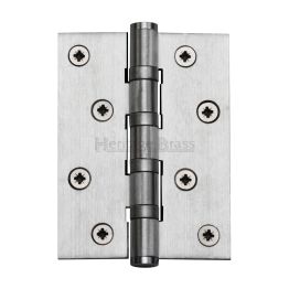 Heritage Brass Hinge Brass with Ball Bearing 4" x 3" Satin Chrome finish