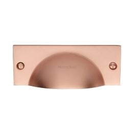 Heritage Brass Drawer Pull Cheshire Design Satin Rose Gold finish