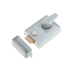 Jedo Standard Stile Night Latches 90mm Satin Chrome - By Frelan Hardware - JL5021SC