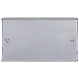 Eurolite Enhance Decorative Double Blank Plate Polished Chrome