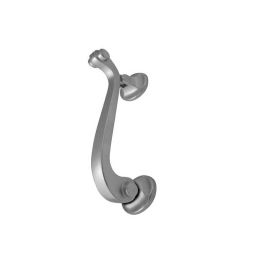Jedo Scroll Door Knockers 135mm Satin Chrome - By Frelan Hardware - JV1SC