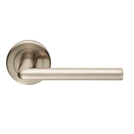 Serozzetta Dieci Lever On Rose - Satin Nickel