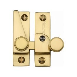 Heritage Brass Sash Fastener Lockable Polished Brass Finish