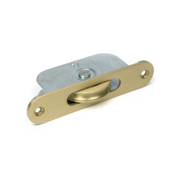 Satin Brass Radiused Sash Pulley 75kg