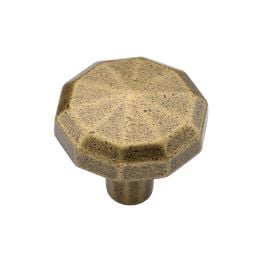 Terre Cabinet Knob 032mm Distressed Brass finish