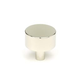 Polished Nickel Kelso Cabinet Knob - 32mm (No Rose)