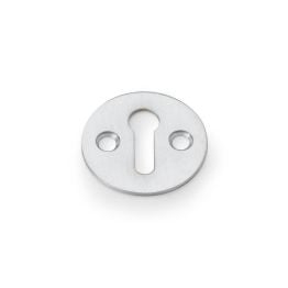 Alexander & Wilks - Victorian Standard Profile Escutcheon - Satin Chrome