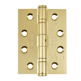 Eclipse 14882 - 102x76x3mm EBP Ball Bearing Hinge Grade 13 - (Pair) - Polished Brass