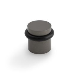 Valli 38 x 35mm - Floor Mounted Plain Doorstop - Concealed Fix - Anthracite