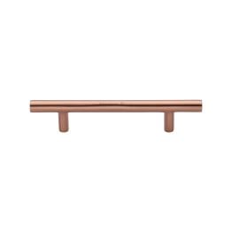 Heritage Brass Cabinet Pull Bar Design 101mm CTC Satin Rose Gold Finish