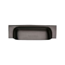 Heritage Brass Drawer Pull Military Design 96mm CTC Matt Bronze Finish