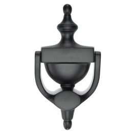 Heritage Brass Urn Knocker 7 1/4 Matt Black finish