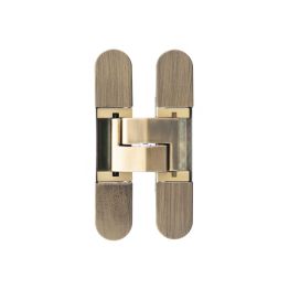 AGB Eclipse Fire Rated Adjustable Concealed Hinge - Matt Antique Brass (Each)