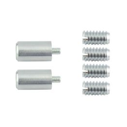 Jedo Locking Sash Stop Satin Chrome - By Frelan Hardware - JV4201SC