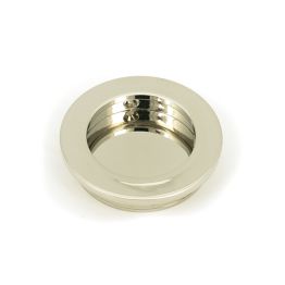 Polished Nickel 60mm Plain Round Pull