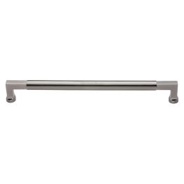 Heritage Brass Door Pull Handle Bauhaus Design 483mm Satin Nickel Finish