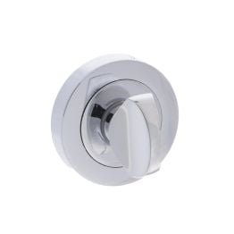 Millhouse Brass WC Turn and Release on Round Rose - Polished Chrome