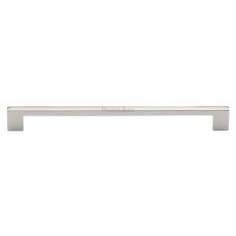 Heritage Brass Cabinet Pull Metro Design 256mm CTC Polished Nickel Finish