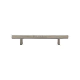 Heritage Brass Cabinet Pull Bar Design 128mm CTC Satin Nickel Finish