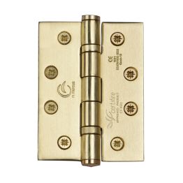 Stainless Steel Line Hinge SS 4 x 3 x 3 Satin Brass finish