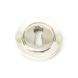 Polished Nickel Round Escutcheon (Plain)