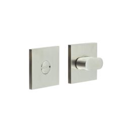 CR-801 Satin Stainless Steel Thumb Turn & Lock Square Rose - By Frelan Hardware - CR-801B7SSS