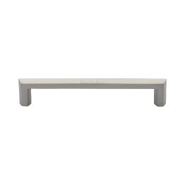 Heritage Brass Cabinet Pull Hex Profile Design 152mm CTC Satin Nickel Finish