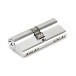 Satin Chrome 35/35 Euro Cylinder