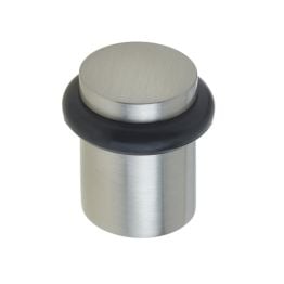 Burlington Plain Door Stops Satin Nickel - By Frelan Hardware - BUR960SN