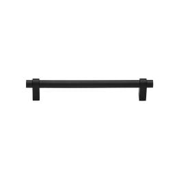 Heritage Brass Cabinet Pull Industrial Design 128mm CTC Matt Black Finish