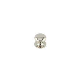 Jedo Traditional Cupboard Knobs 25mm Polished Nickel - By Frelan Hardware - JV47APN