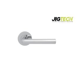 Jigtech Riva Lever On Rose Polished Chrome